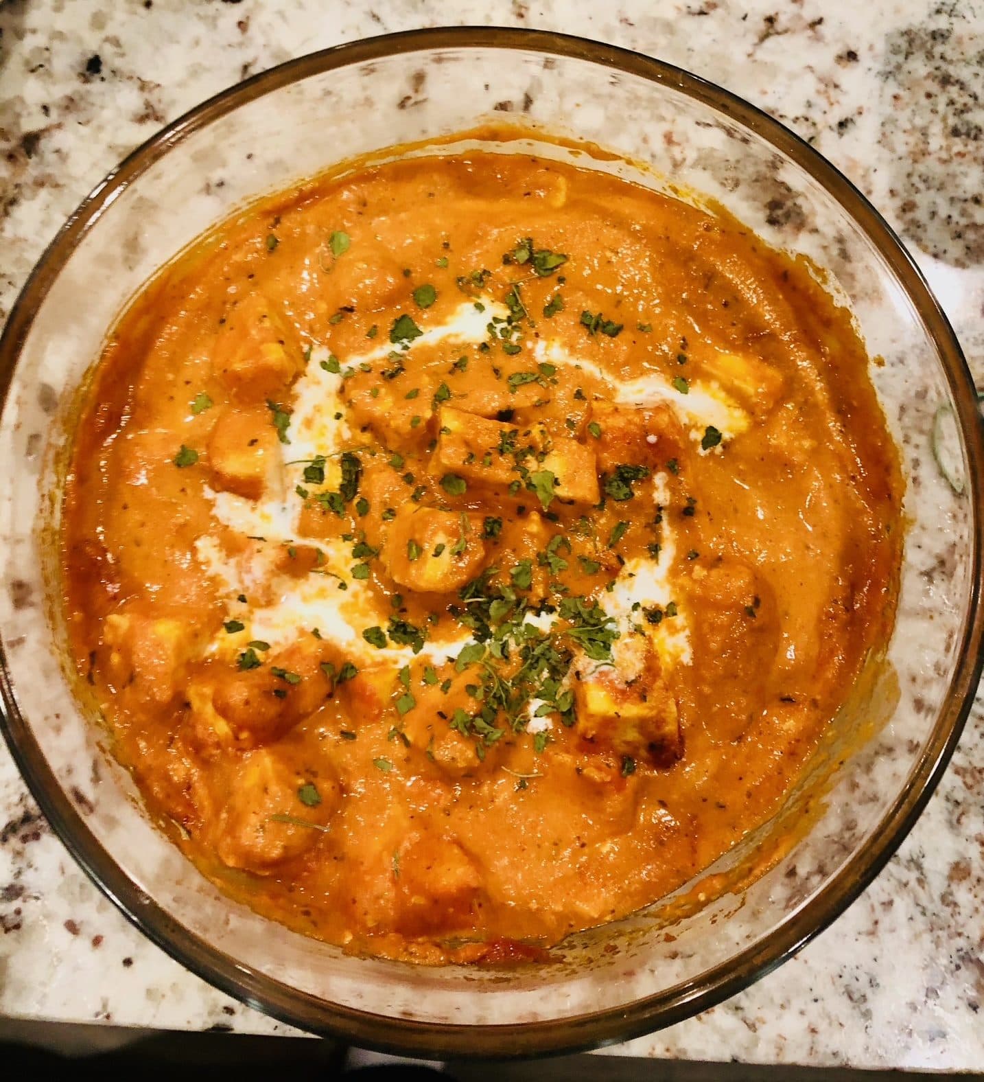 homemade creamy tomato curry